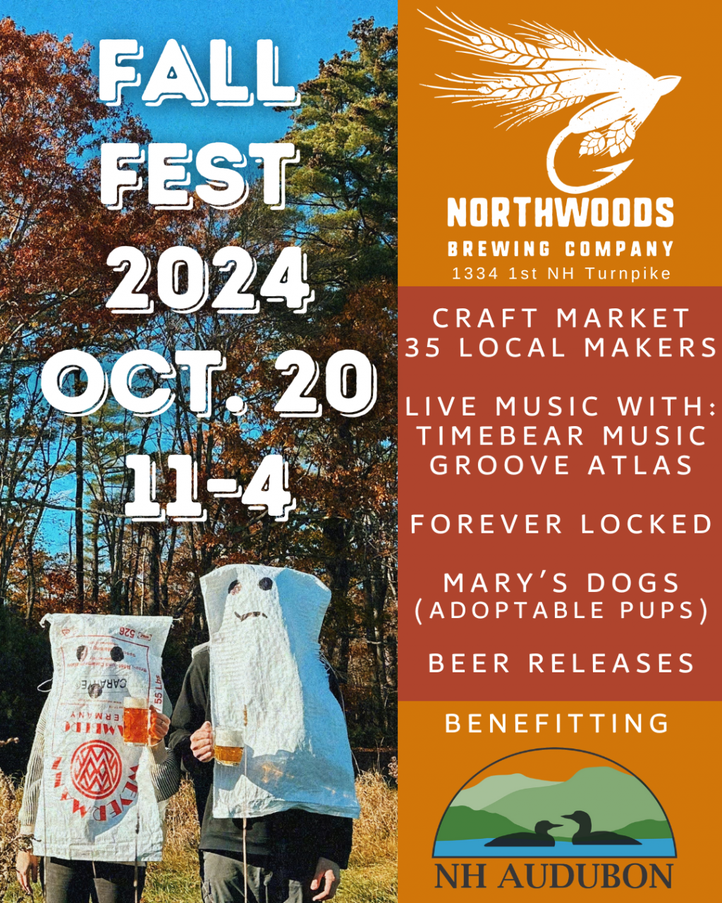 Celebrate Fall this Weekend with NH Audubon and Northwoods Brewing Co